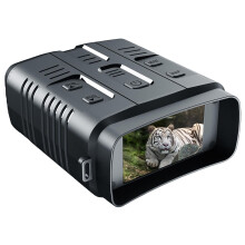 Gafas de visión nocturna, binoculares 4K de 3 pulgadas con pantalla grande, compatibles con wifi, pueden guardar fotos y videos, color negro.