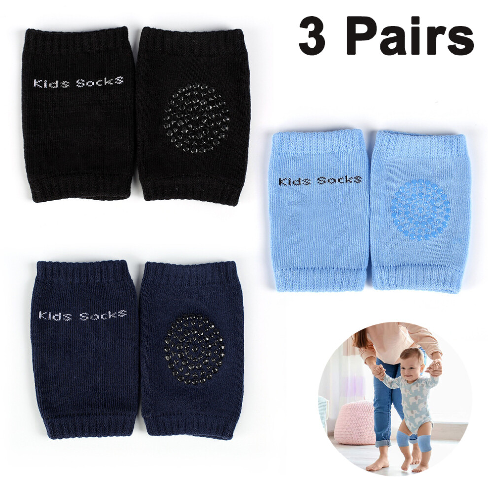 3 Pairs Baby Knee Pads For Crawling Toddler Anti Slip Soft Crawling Knee Protectors Summer For Baby Leg Warmer Pads Yohou