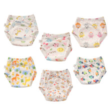 Cotton Reusable Baby Training Pants Unisex Potty Toddler Underpants Kids Waterproof Breathable Underwear 6-Pack-110size