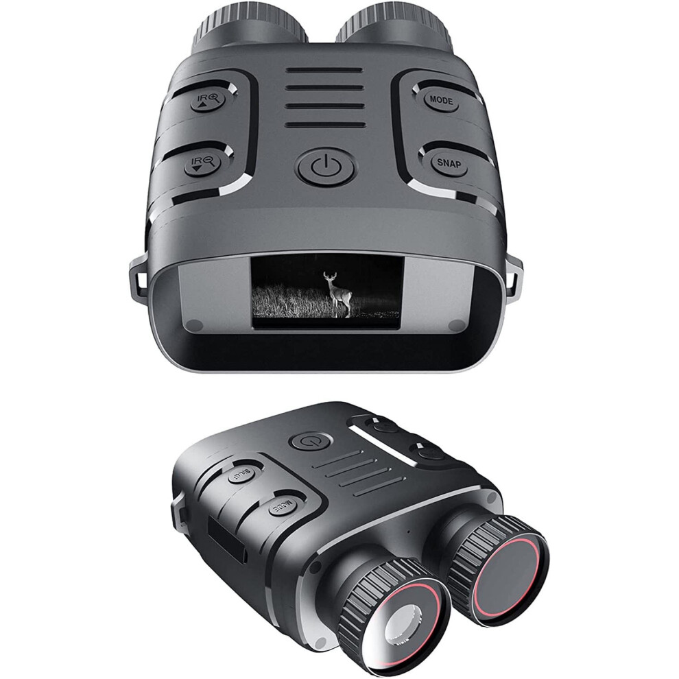 Chronus Night Vision Goggles, Binoculars 1080P Infrarednight Vision Scope 5X Digital Zoom, For Hunting, Camping, Travel, Surveillance(Black) Black 6976918000668