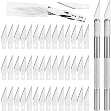 Precision Cutter 2 Scalpel with 42 Blades, Precision Cutter Knife for DIY Art Work Cutting, Caving