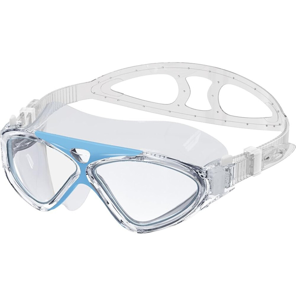 Swim Mask - Wide View Swimming Mask & Goggles Anti-Fog Waterproof Anti-Fog Goggles