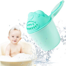 Baby Dippers Bath Rinse Cup Shampoo Rinser Shower Sprinkler Spoon Bathroom Accessories Baby Shower Cup for Baby Tub