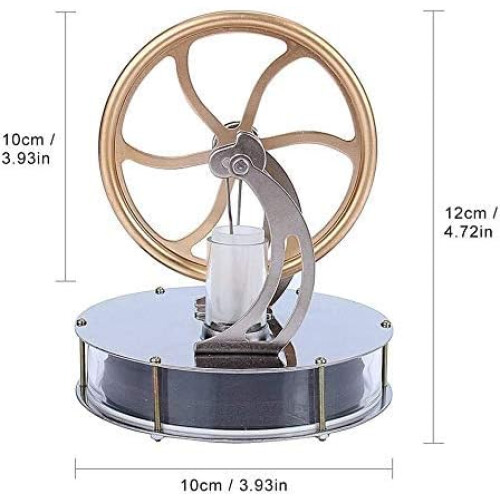 Low Temperature Stirling Engine Steam Engine Large Heat Education Gift Model Toy Kit 1