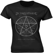 (XXX-Large) in This Moment Pentacle Womens Fitted T-Shirt Black