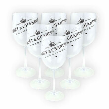 Moet & Chandon Clear Ice Imperial Plastic Champagne Glasses [x6]