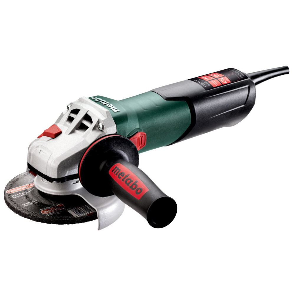 Metabo WEV 11-125 QUICK Angle Grinder 12.5 Cm 10500 RPM 1100 W 2.1 Kg