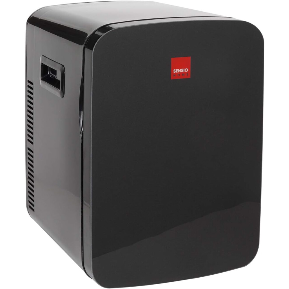 (15L Black) 15L Mini Fridge and Warmer | AC DC Power - 12 Volt, UK and EU Plug | Compact, portable and quiet, suitable for home, bedroom, car, holiday..,