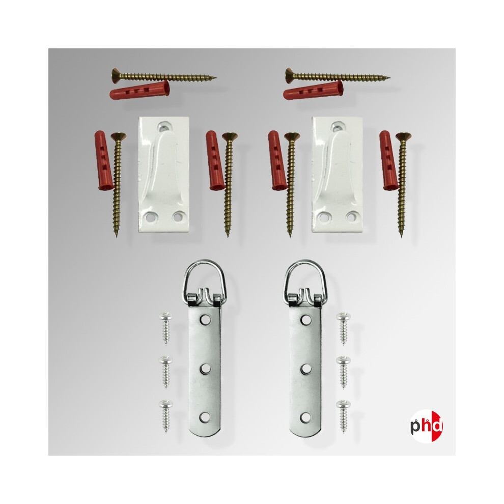 Heavy Duty Picture & Mirror Hanging Kit,Hook & D Ring Strap Hanger Set 9507738288119