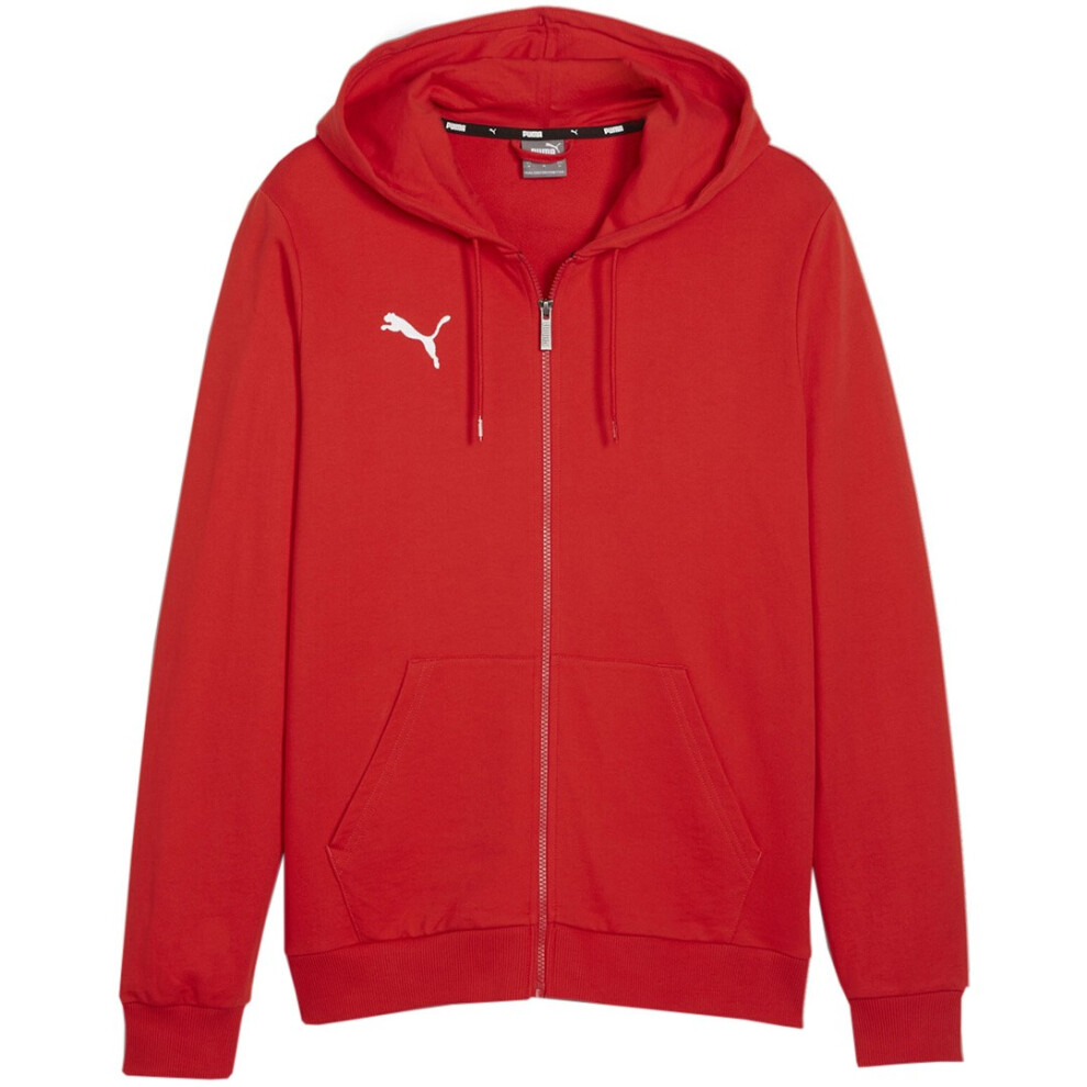 Puma Team Goal Casuals Hooded Red 658595 01