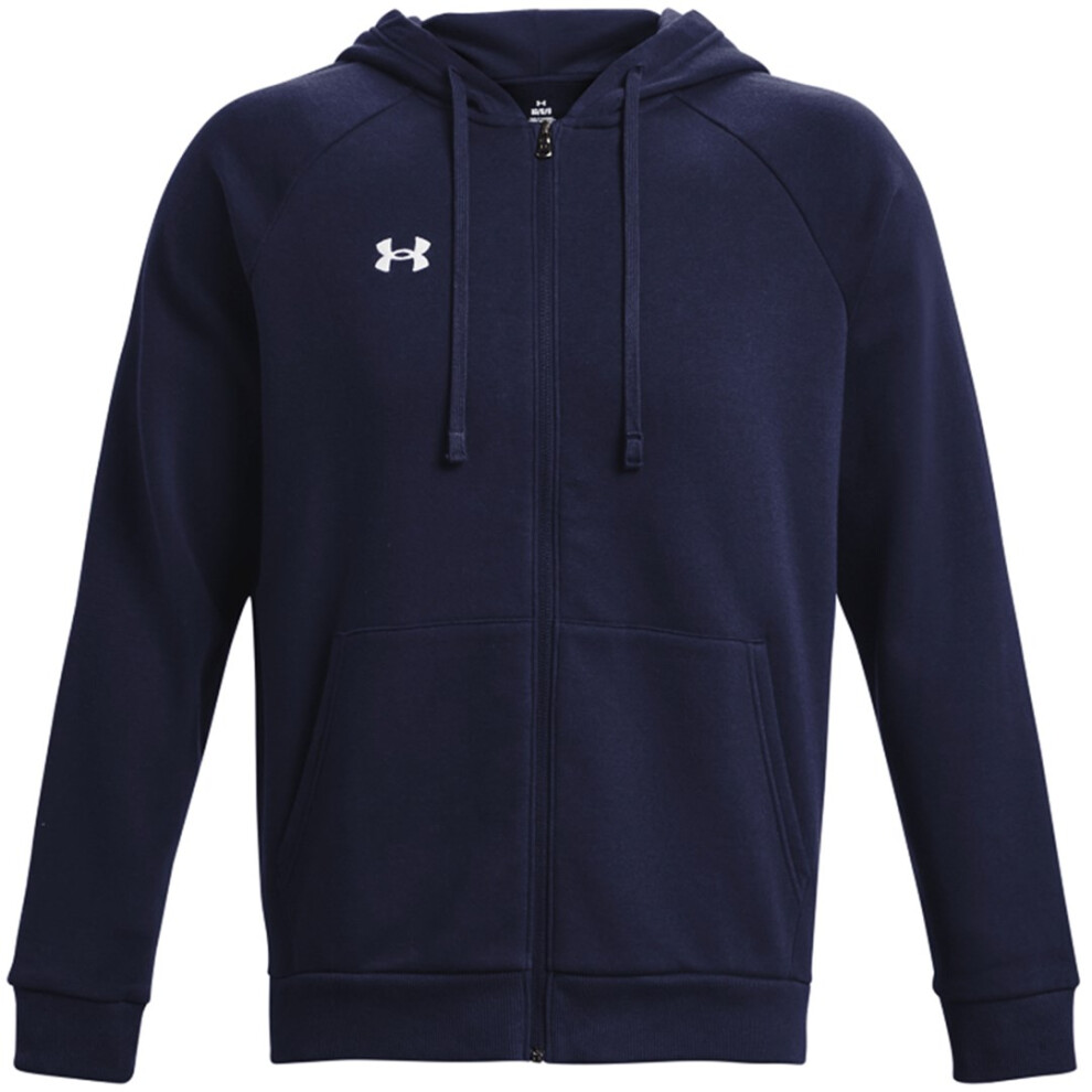 Under Armour Men's Rival Fleece FZ Hoodie Navy Blue 1379767 410