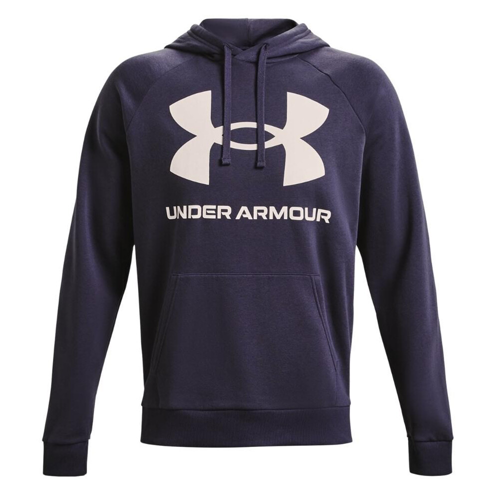 Under Armour Men's Rival Fleece Big Logo HD Sweatshirt Purple 1357093 558