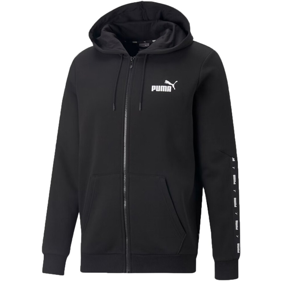 Puma ESS+ Tape Full-Zip Hoodie FL black 670270 01