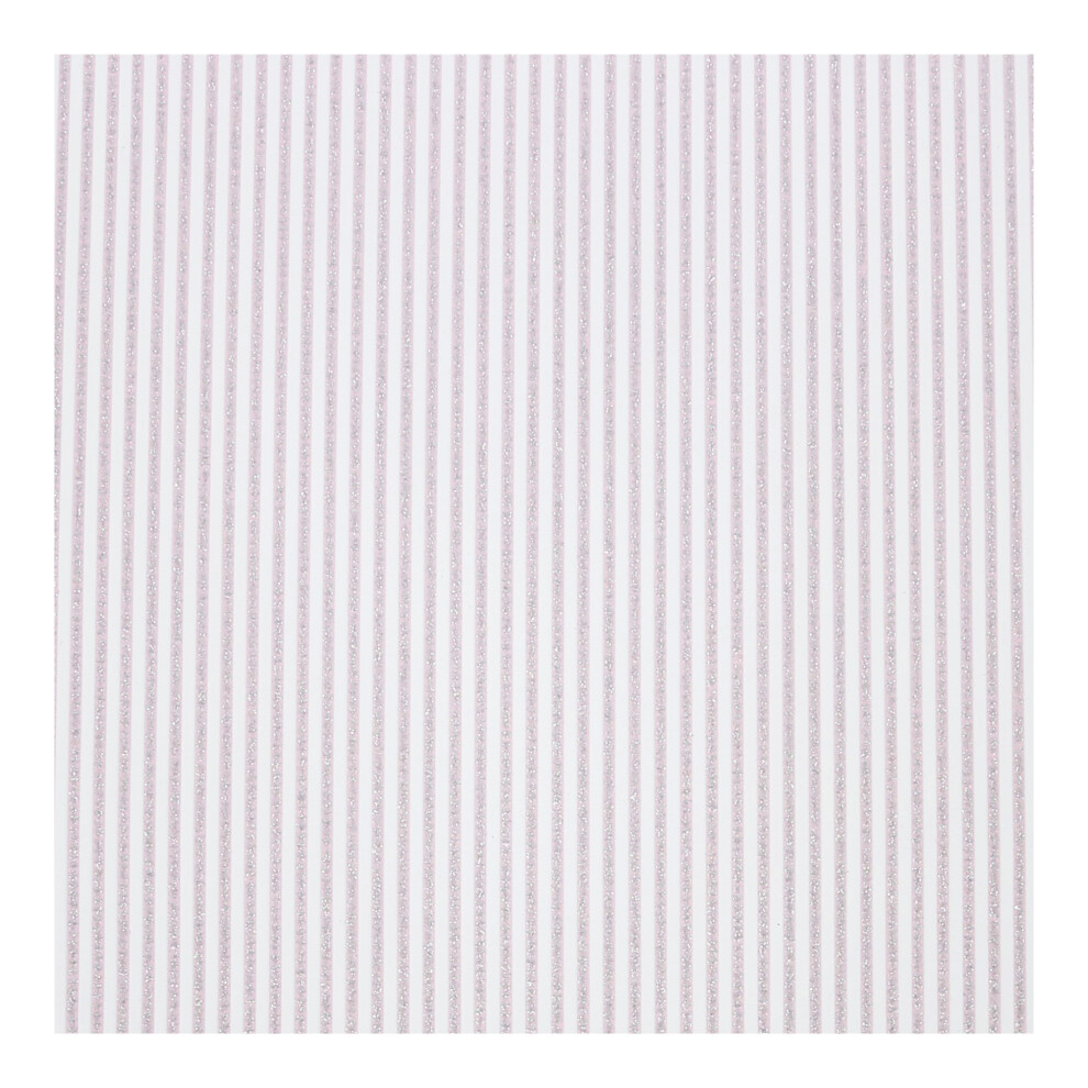 Superfresco Colours Kids Bedroom Pincord Stripe Pink Wallpaper (WAS 18.99)
