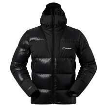 (L, Black/Black) Berghaus Mens Urb Arkos Reflect Contrast Fabric Hydrodown Jacket