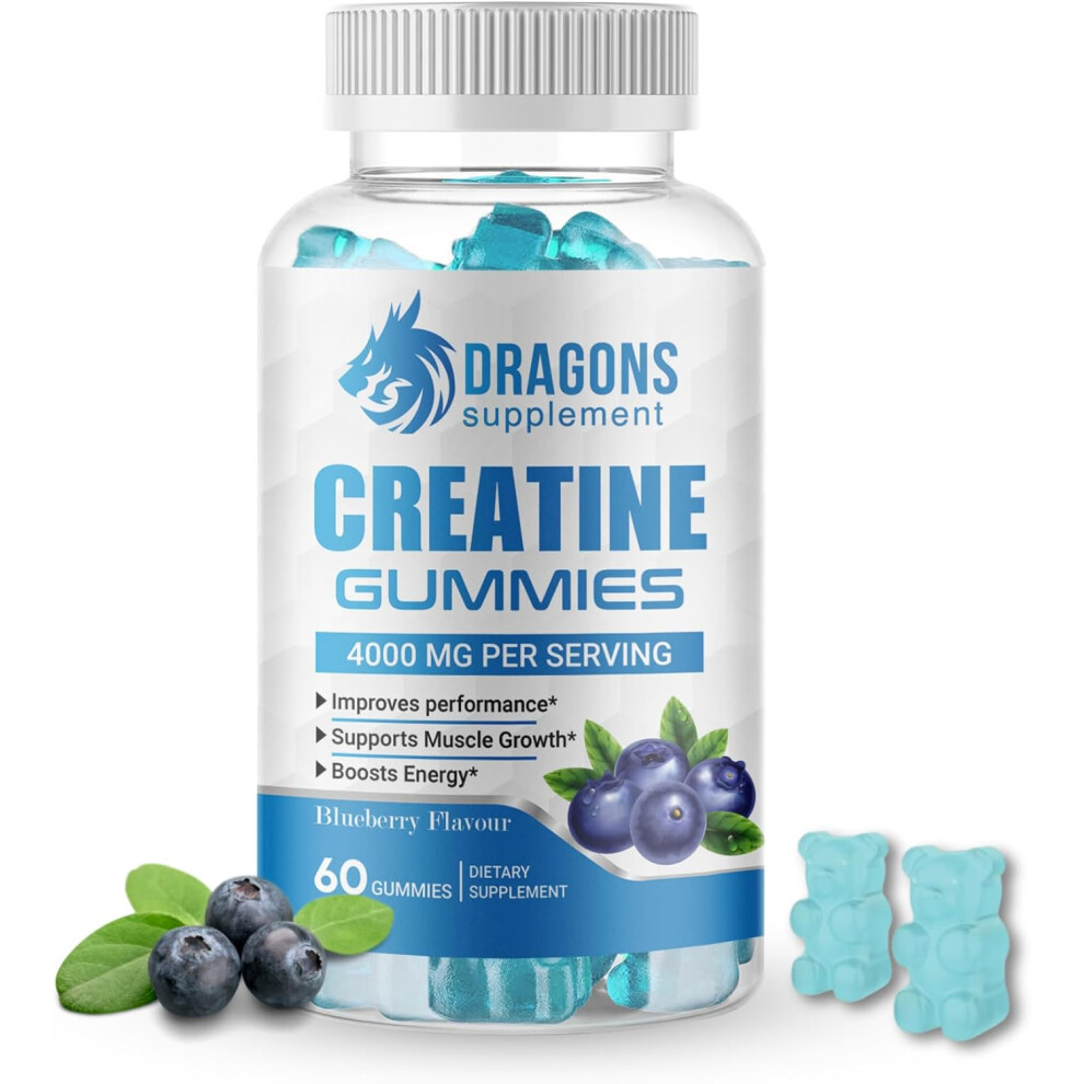 Creatine Monohydrate Gummies 4000mg for Men & Women