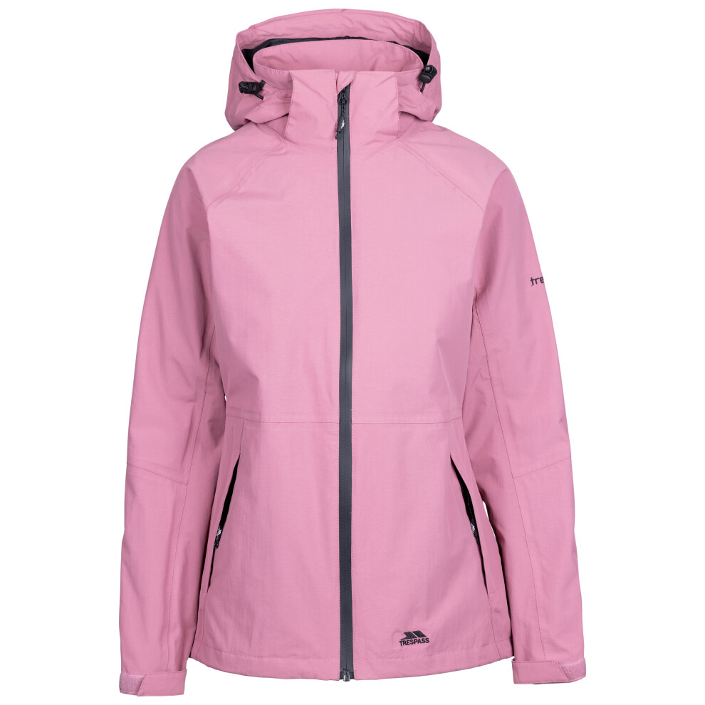 (16, Light Mulberry) Trespass Womens Waterproof Jacket Tilbury