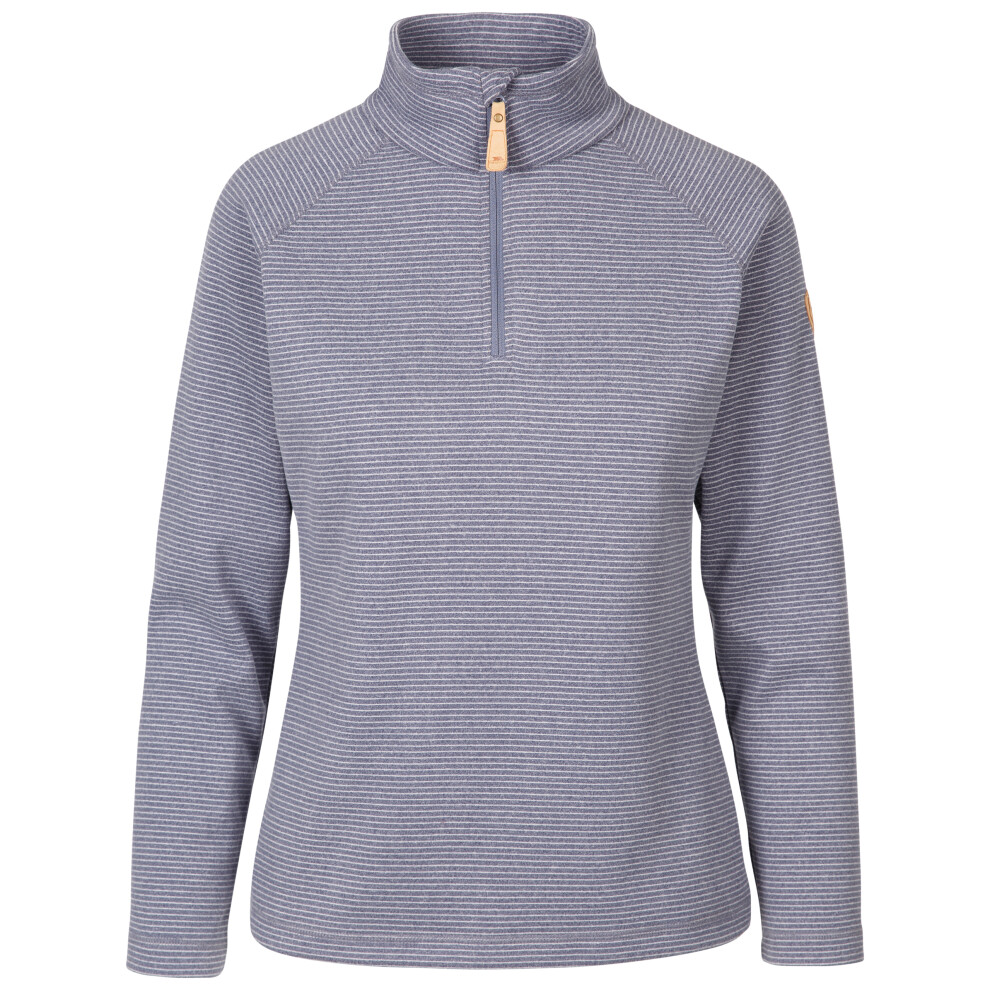 (8, Denim Blue Marl) Trespass Womens 1/2 Zip Long Sleeve Pullover Olga
