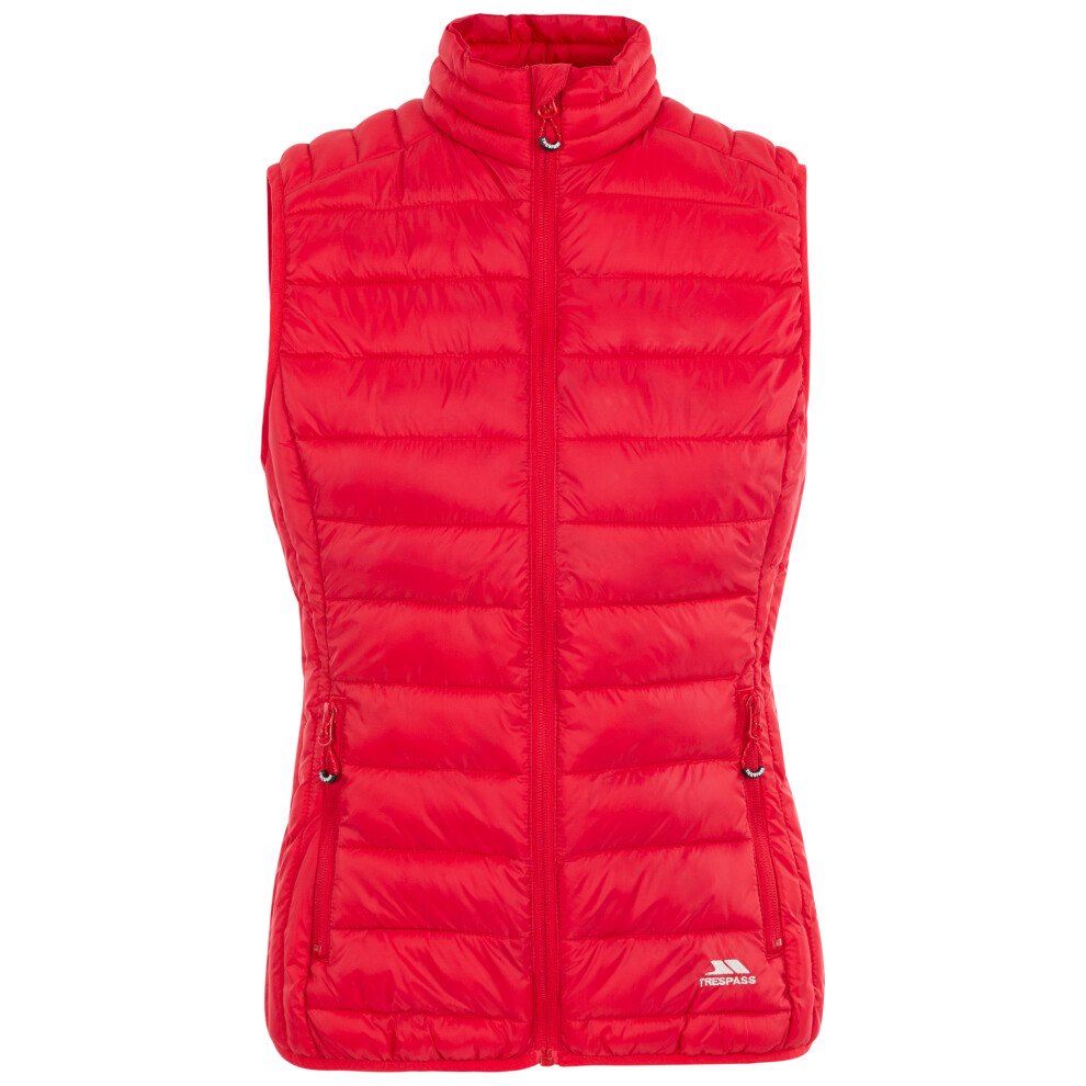 (6, Red) Trespass Womens Padded Gilet Bodywarmer Teeley