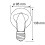 Modern Classic Edition 230 V Standard LED Globe 6