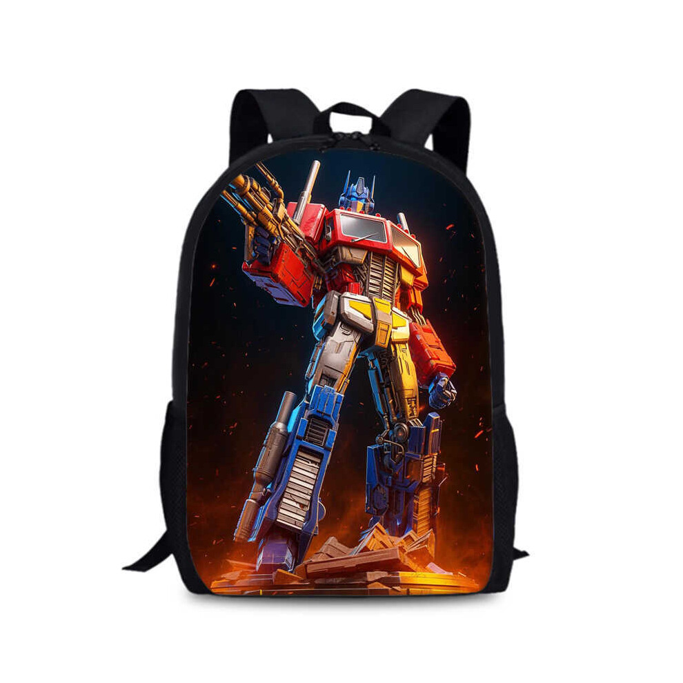 (22) Transformers One 15inch Fashionable School Backpack With Custom Print Pattern