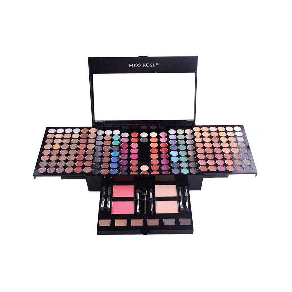 (Multicolour2) Travel Makeup Kit: Eyeshadow, Powder, Blusher
