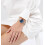 Armani ARMANI AR11092 WOMENS WATCH SILVER GOLD STRAP BLUE DIAL SILVER CASE 4
