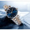 Armani ARMANI AR11092 WOMENS WATCH SILVER GOLD STRAP BLUE DIAL SILVER CASE 1