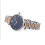 Armani ARMANI AR11092 WOMENS WATCH SILVER GOLD STRAP BLUE DIAL SILVER CASE 6