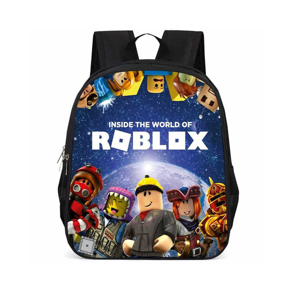 (1, Small) Roblox Kids Backpack With Trendy Design And Oxford Cloth For School Boys Girls