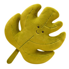(green leaves) Unique 3D Leaf Shaped and Comfortable Sofa Decoration Pillows Festival Cushion Nature inspired Accessory G2AB