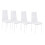 Living And Home (White) Set of 4 Modern PU Leather High Back Kitchen Dining Chairs 6