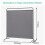 (Grey) Angel Living Room Divider 1 Panel 162.5 x 177 cm 4