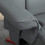 Homcom HOMCOM Reclining Armchair with Footstool and Adjustable Backrest, Grey 7