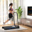 Homcom HOMCOM 1-6 km/h Folding Motorised Treadmill Walking w/ Remote Control, Blue 2