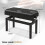 Casart Adjustable Duet Piano Bench with Storage Piano Stool w/ Cushion Black 10