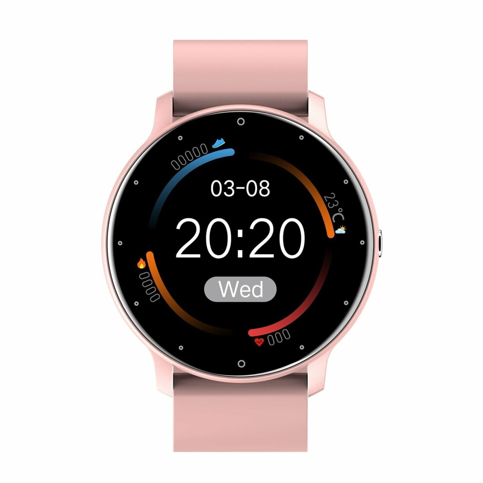 (Pink) Bluetooth Smart Watch Fitness Tracker Ip67 Health Monitoring Pink,Not,Specified 7315624462350