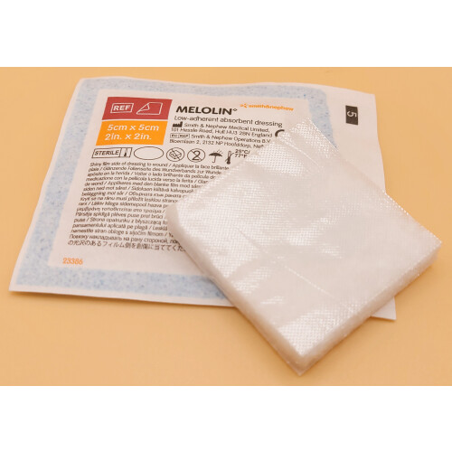 Melolin 5cm x 5cm  Pack of 50 - REF: 66974940