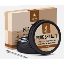 Pure Shilajit Resin - 60%+ Fulvic Acid, Vegan, 100% Pure