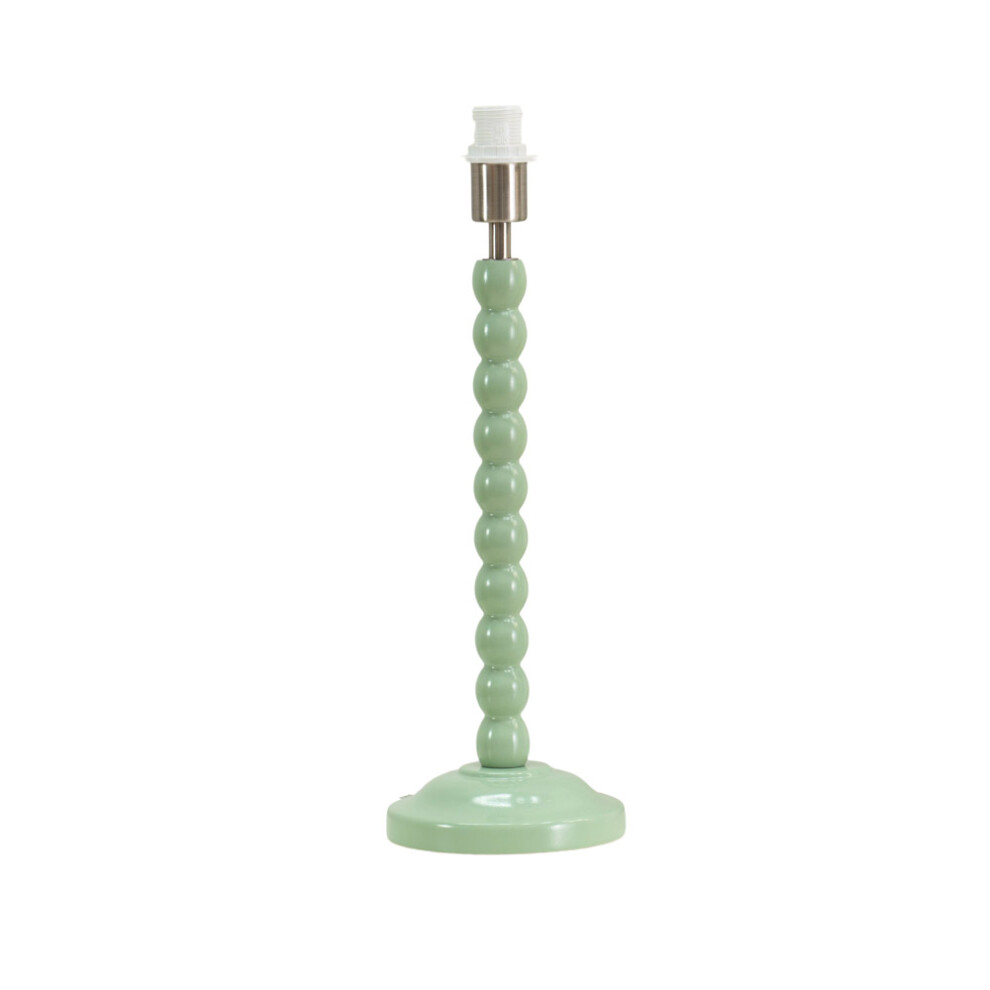 ValueLights Bobbins Sage Green Freestanding Table Lamp Base Light