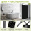 (Black) Angel Living Room Divider 1 Panel 81 x 180cm 8