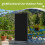 (Black) Angel Living Room Divider 1 Panel 81 x 180cm 9