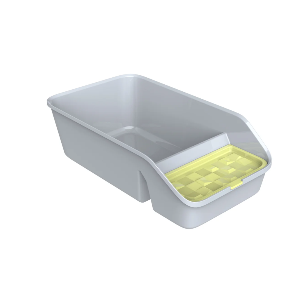 AllPetSolutions Open Cat Litter Tray with Storage and Scoop Large