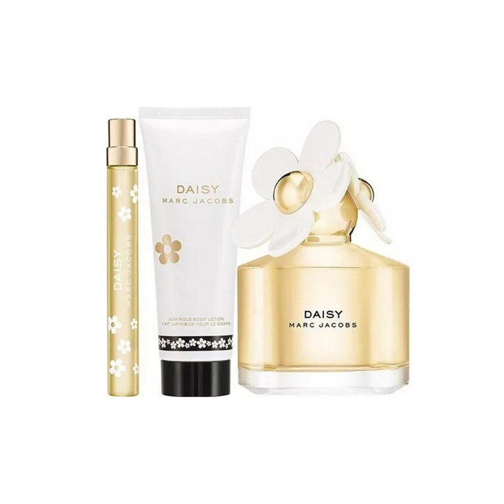 Daisy Marc Jacobs Eau de Toilette Spray 100ml Eau de Toilette 10ml, Body Lotion 75ml