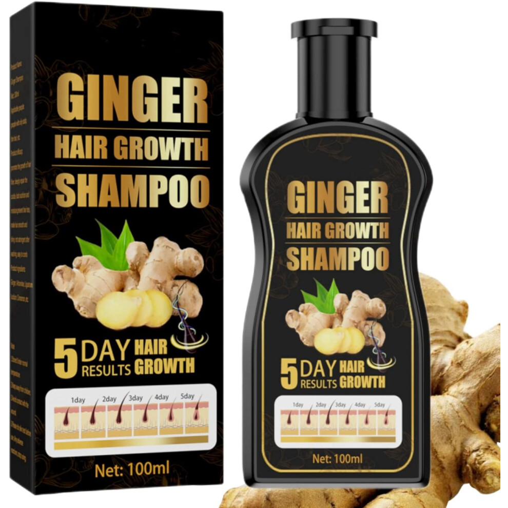 Ginger Hair Growth Shampoo Ginger Shampoo,Anti hair Loss Shampoo,Hair Regrowth Treatment for Men Woman,Mens Shampoo,Hair Growth Shampoo