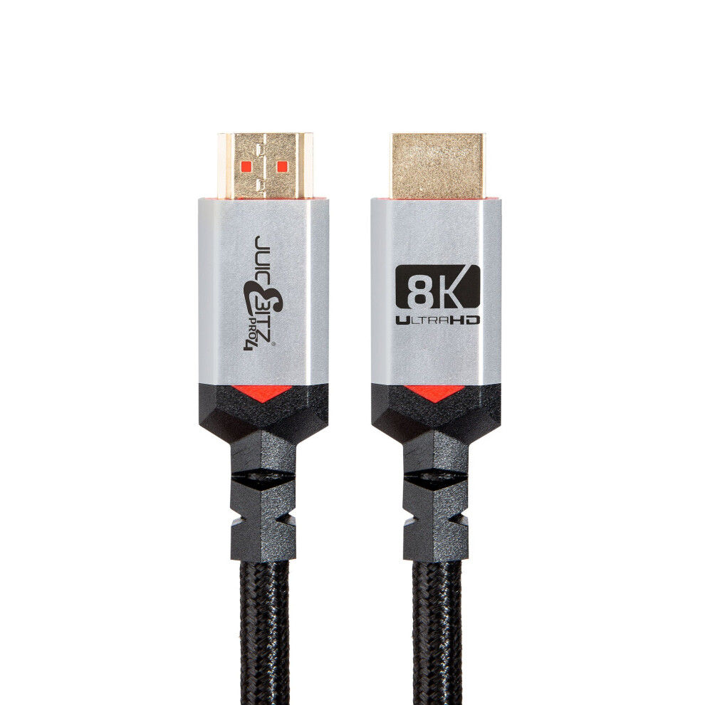 (4m) 8k HDMI 2.1 UHD Braided High Speed HDR Lead 48Gbps 4320p 2160p