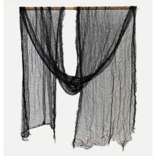 Black Cloth Drape Halloween Party Decoration For Window Or Table