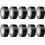 (10x Rolls) 50m Black Duct Tape, Premium Waterproof Backing 1