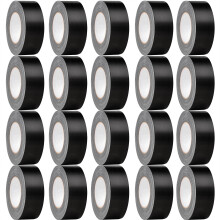 (20x Rolls) 50m Black Duct Tape, Premium Waterproof Backing