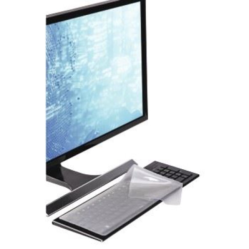 Hama Universal Desktop Keyboard Silicone Protector Cover Clear Film Skin Computer PC 2